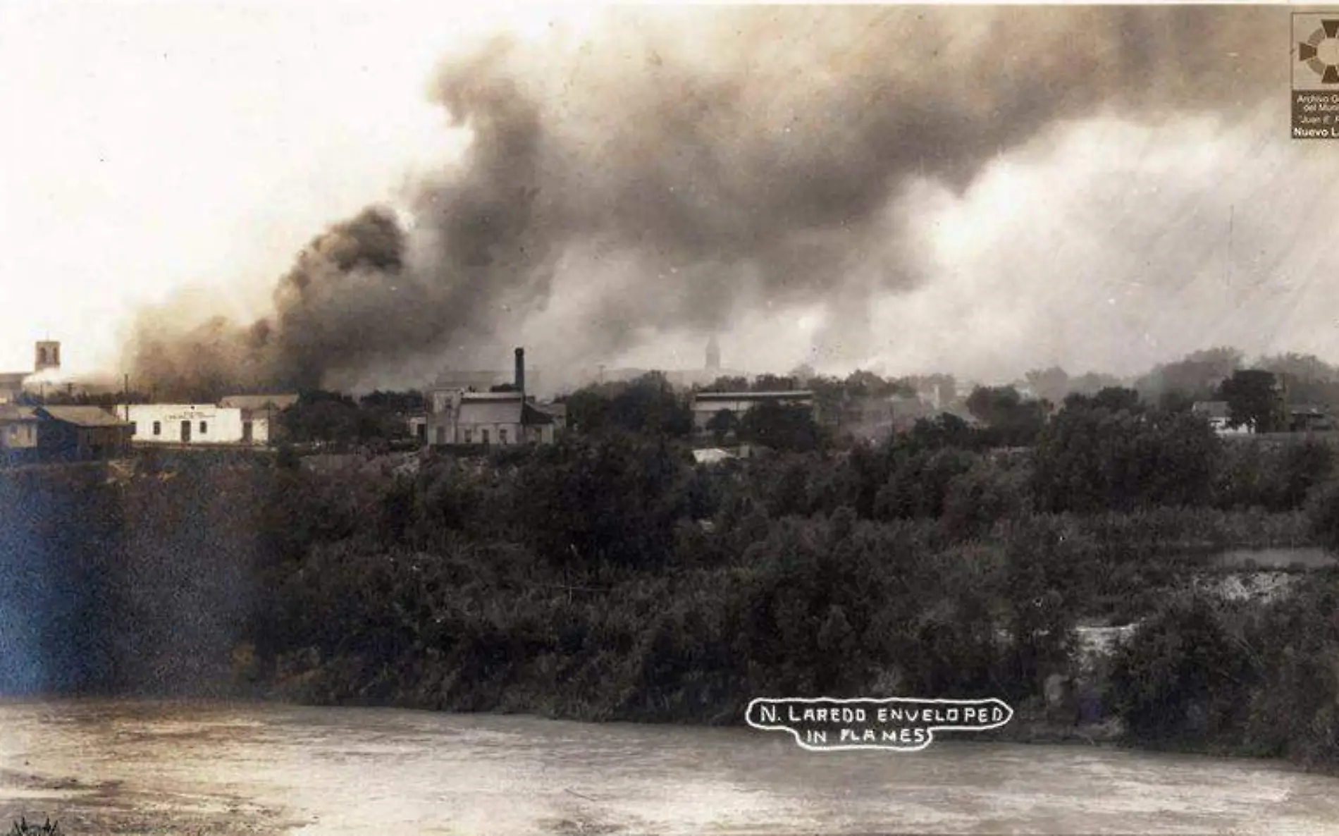 El incendio de Nuevo Laredo